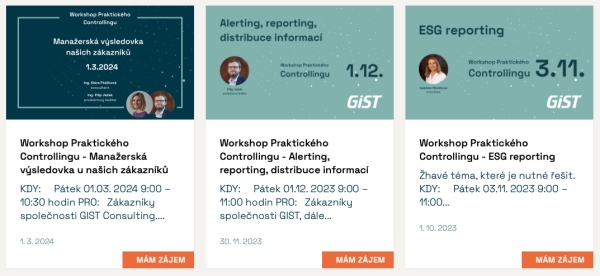 Otevíráme archiv Workshopů Praktického Controllingu